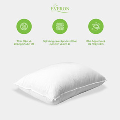 Ruột gối Everon bông Micro cao cấp EVEMIC 50x70