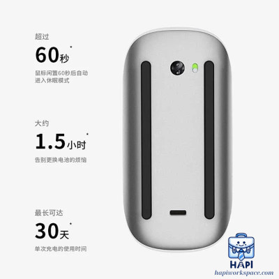 Chuột không dây Hàng chính hãng WiWU Wi-WM103: Thiết kế tối giản, đậm phong cách nhà "Táo"