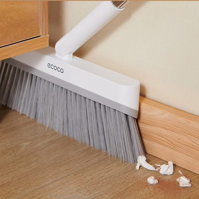 Bộ chổi quét nhà cán dài kèm hót rác 2 in 1 xoay 180 độ gấp gọn lông mềm cao cấp tiện dụng thông minh mới E2396