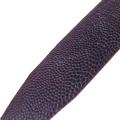 Thắt Lưng Nam Da Đà Điểu Bản Lớn Huy Hoàng HT4418 - Nâu Đất