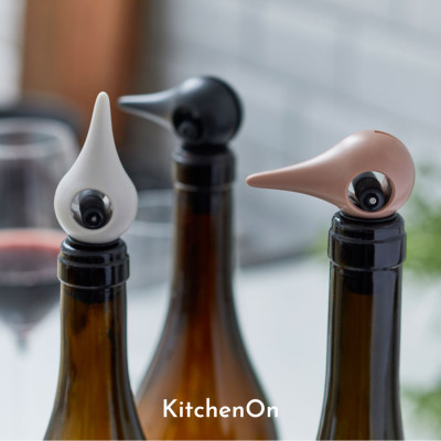 Nắp đậy chai rượu vang Bird, màu da
