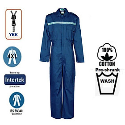 Bộ áo liền quần bảo hộ 100% cotton SEAVIEW Zip 