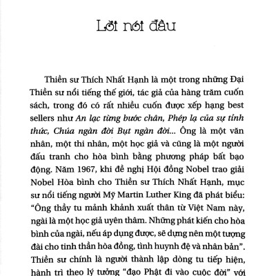 Trò Chuyện Với Thiền Sư Thích Nhất Hạnh - Hạnh Phúc Đích Thực (Tái Bản)