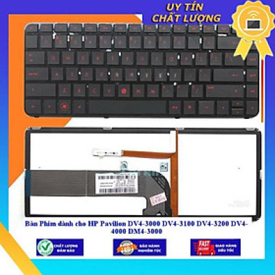 Bàn Phím dùng cho HP Pavilion DV4-3000 DV4-3100 DV4-3200 DV4- 4000 DM4-3000 - Hàng Nhập Khẩu New Seal
