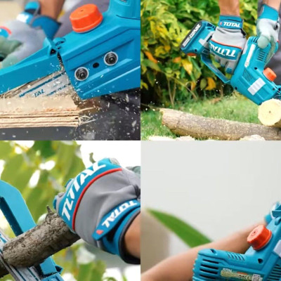 MÁY CƯA XÍCH MINI DÙNG PIN 20V (KHÔNG BAO GỒM PIN VÀ SẠC) TOTAL TGSLI2068 - HÀNG CHÍNH HÃNG