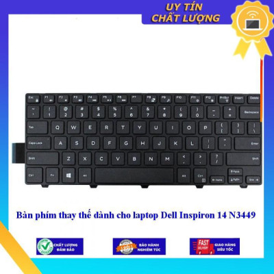 Bàn phím dùng cho laptop Dell Inspiron 14 N3449  - Hàng Nhập Khẩu New Seal
