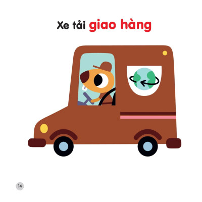 Sách 200 Từ Vựng Mẹ Cùng Con Học Nói - Các Phương Tiện Giao Thông Ngộ Nghĩnh