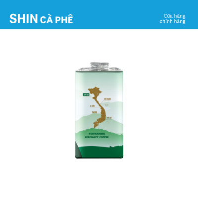 Cà phê Sơn La Blend - SHIN Cà phê - Cà phê pha phin - Hộp thiếc 200g