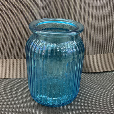 BÌNH CẮM HOA THỦY TINH MÀU XANH NGỌC CAP CẤP  - ANTH638