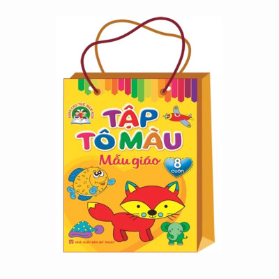 Tập tô màu mẫu giáo ( túi )