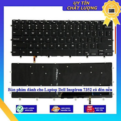 Bàn phím dùng cho Laptop Dell Inspiron 7352 có đèn nền  - Hàng Nhập Khẩu New Seal