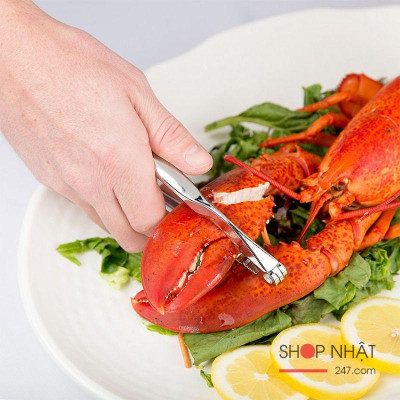 Dụng cụ kẹp càng cua, ghẹ, kẹp các loại hạt cứng, dụng cụ hỗ trợ đa năng bằng thép không gỉ