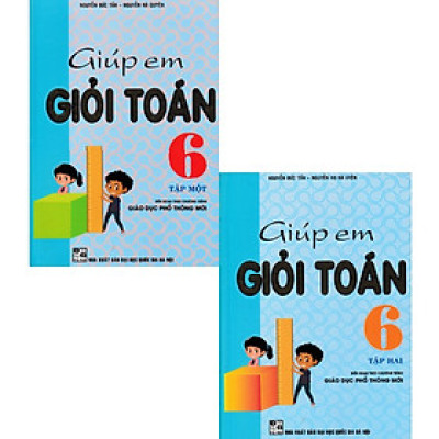 Combo Giúp Em Giỏi Toán Lớp 6 ( tập 1 + Tập 2)
