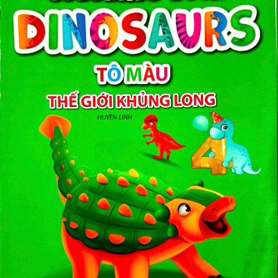 Combo Bộ Tô Màu Thế Giới Khủng Long Dinosaurs