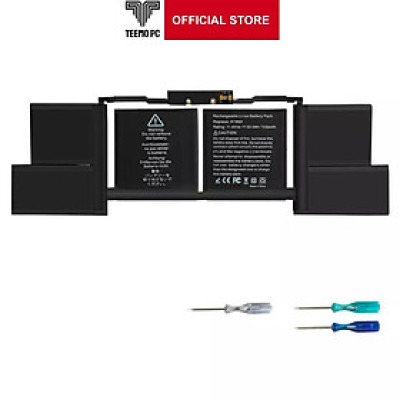 Pin A1953 Tương Thích Cho Macbook Pro Retina 15 Touch Bar A1990 (Year 2018 - 2019) TEEEMO PC Hàng Nhập Khẩu New Seal