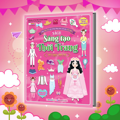 Sách Sáng tạo thời trang: Thời trang đám cưới (Hơn 100 stickers)