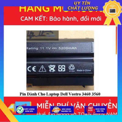 Pin dùng cho Laptop Dell Vostro 3460 3560 - Hàng Nhập Khẩu  MIBAT797