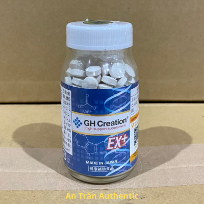 GH Creation EX+ Viên Uống Hỗ Trợ Tăng Chiều Cao Nhật Bản - Nhập Khẩu Chính Ngạch Có Tem Phụ Có VAT
