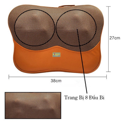 Gối massage Ayosun bản 5D nhập khẩu Hàn quốc