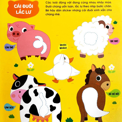 Combo Sách Phát Triển Trí Não Cho Trẻ Qua Tô-Dán Và Nối Hình (Bộ 6 Cuốn)