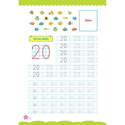 Sách - Cùng Khủng Long Học Nét Cơ Bản Quyển 2 - Chữ Số Đầu Tiên - Sticker Bé Gái - Megabook