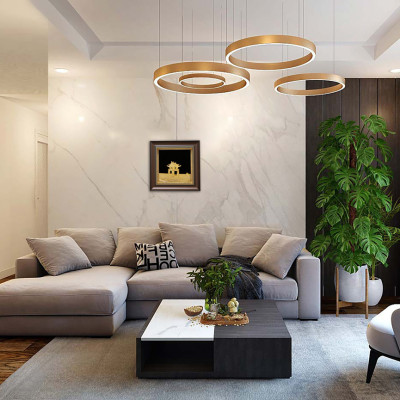 Tranh Khuê Văn Các mạ vàng 24K size lớn - Quà tặng ngoại giao cao cấp