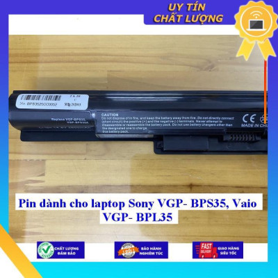 Pin dùng cho laptop Sony VGP- BPS35 Vaio VGP- BPL35 - Hàng Nhập Khẩu  MIBAT626
