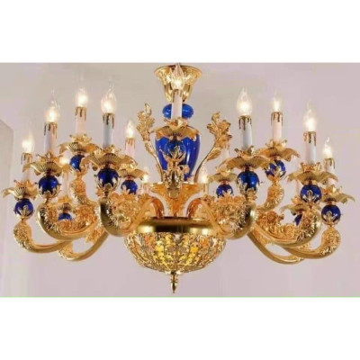 Đèn trùm đẳng cấp kiểu dáng cổ điển 15 tay - kèm bóng LED chuyên dụng.