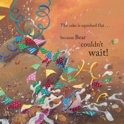 Sách tranh song ngữ Gấu chẳng chờ nổi - Ehomebooks