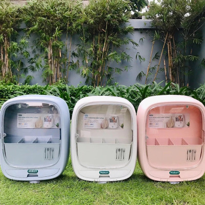 ( MẪU MỚI ) Hộp Đựng Đũa Thìa Treo Tường, Bốn Ngăn Tiện Dụng Có Nắp Đậy Hít Từ, Kín Chống Côn Trùng Kháng Khuẩn Dán Tường Siêu Chắc Chắn - Hàng Việt Nam Xuất Khẩu Chất Lượng Cao 