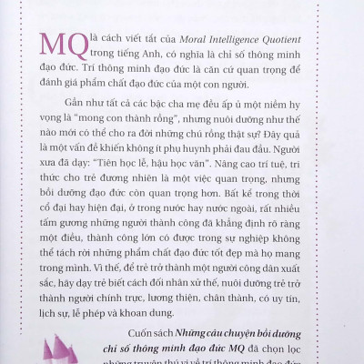 Những Câu Chuyện Bồi Dưỡng Chỉ Số Thông Minh Đạo Đức MQ
