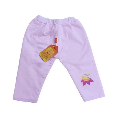 Sơ sinh-Quần màu nỉ dài Cotton 2 lớp BABIBOO - BB67