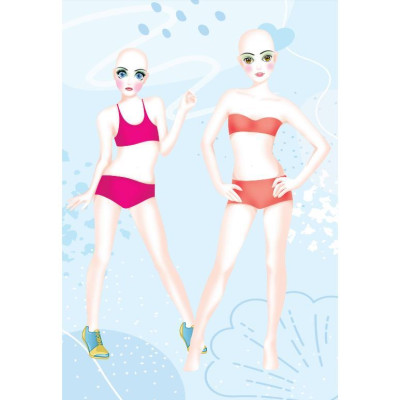 Sách - Dán Hình Sticker Trong Suốt & Tô Màu Búp Bê - Nhà Thiết Kế Thời Trang - Hấp Dẫn - Việt Thư