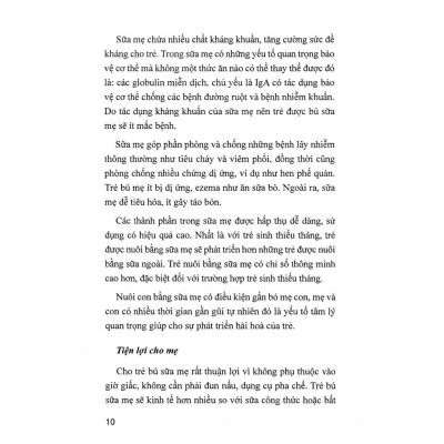 Sách - Dinh Dưỡng Cho Mẹ Lợi Sữa Cho Con - Việt Thư