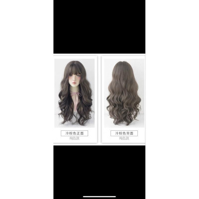 Tóc giả xoăn cao cấp+ tặng lưới chùm