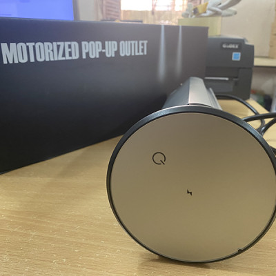 Ổ cắm thông minh lắp âm bàn đảo Sinoamigo SMT-4S, nâng hạ tự động, tích hợp sạc không dây 15W, chống nước IP54 - Hàng chính hãng