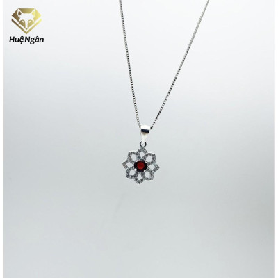 Dây chuyền bạc Ý 925 Huệ Ngân -Hoa đẹp YYDZ142