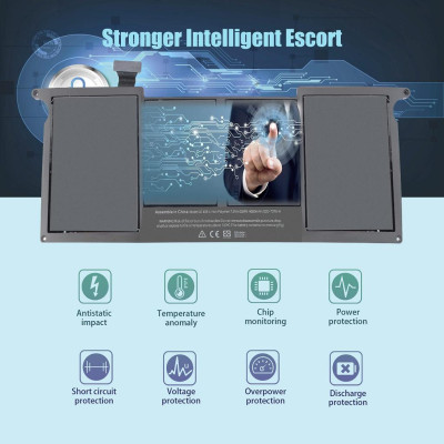 Pin Tương Thích Cho Macbook Air 11 A1375 A1370 Late 2010 Mc505 Mc506 TEEEMO PC Hàng Nhập Khẩu New Seal