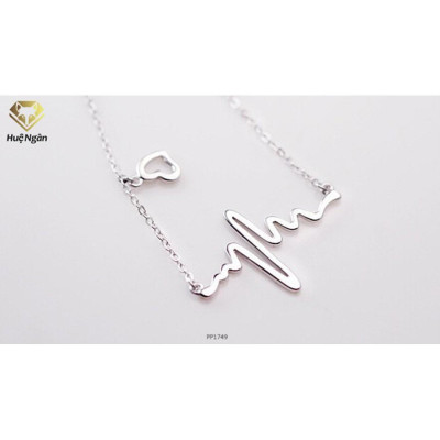 Dây chuyền bạc 925 Huệ Ngân - Nhịp tim PP1749