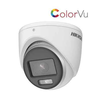 CAMERA HD-TVI ColorVu HIKVISION DS-2CE70DF0T-MF 2 MEGAPIXEL, Màu sắc 24/7  - Hàng chính hãng