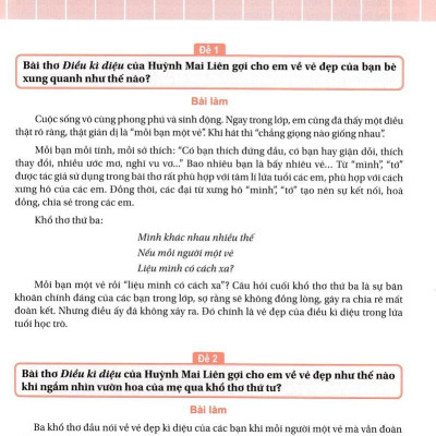 Sách - Những Bài Làm Văn Mẫu 4 - Tập 1 (Kết Nối)