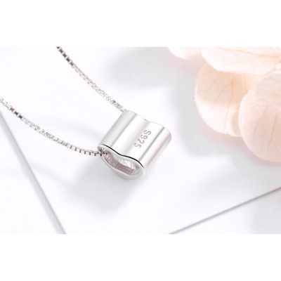 Dây chuyền bạc 925 Huệ Ngân - Trái tim trong anh PP1261