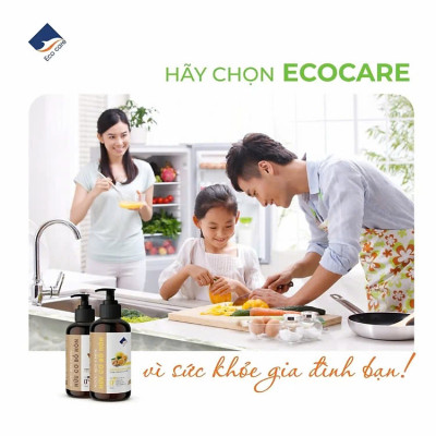 Nước rửa chén hữu cơ Bồ hòn Ecocare Chai 2000ml