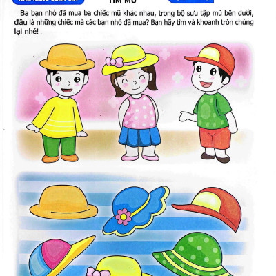Sân Chơi Trí Tuệ Cho Trẻ - Rèn Luyện Tư Duy Não Trái + Phát Triển Sáng Tạo Não Phải - Dành Cho Bé 3-4 Tuổi - Tập 1