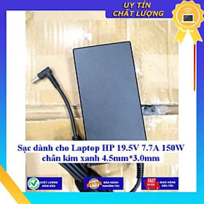Sạc dùng cho Laptop HP 19.5V 7.7A 150W chân kim xanh 4.5mm*3.0mm - Hàng Nhập Khẩu New Seal