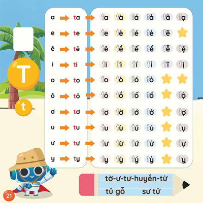 Combo 8 sách Tiền Tiểu học gồm Toán và Tiếng Việt cho bé 4-6 tuổi có App Bài Giảng cho bé sẵn sàng bước vào lớp 1