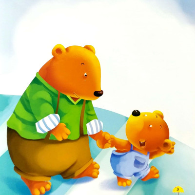 Sách Bé Học Cách Yêu Thương - Yêu Thương Bố Ở Bên Bố Thật Vui