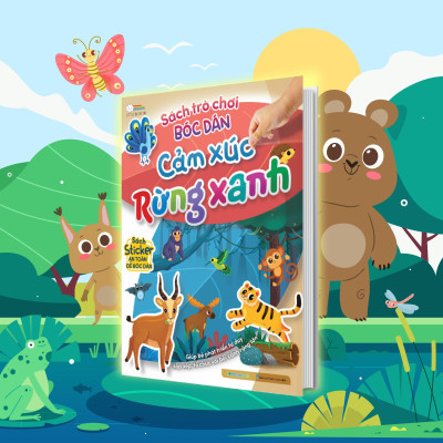 Sách Trò Chơi Bóc Dán - Cảm Xúc Rừng Xanh - Megabook