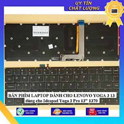 BÀN PHÍM LAPTOP dùng cho LENOVO YOGA 3 13 dùng cho Ideapad Yoga 3 Pro 13" 1370 - Hàng Nhập Khẩu New Seal