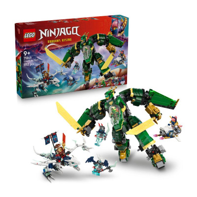 LEGO NINJAGO 71845 Đồ Chơi Lắp Ráp Lloyd Và Chiến Giáp Jet (1112 chi tiết)